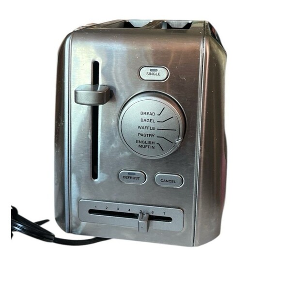 Cuisinart CPT-620 2-Slice Custom Select Toaster Stainless Steel Tested - Picture 2 of 7